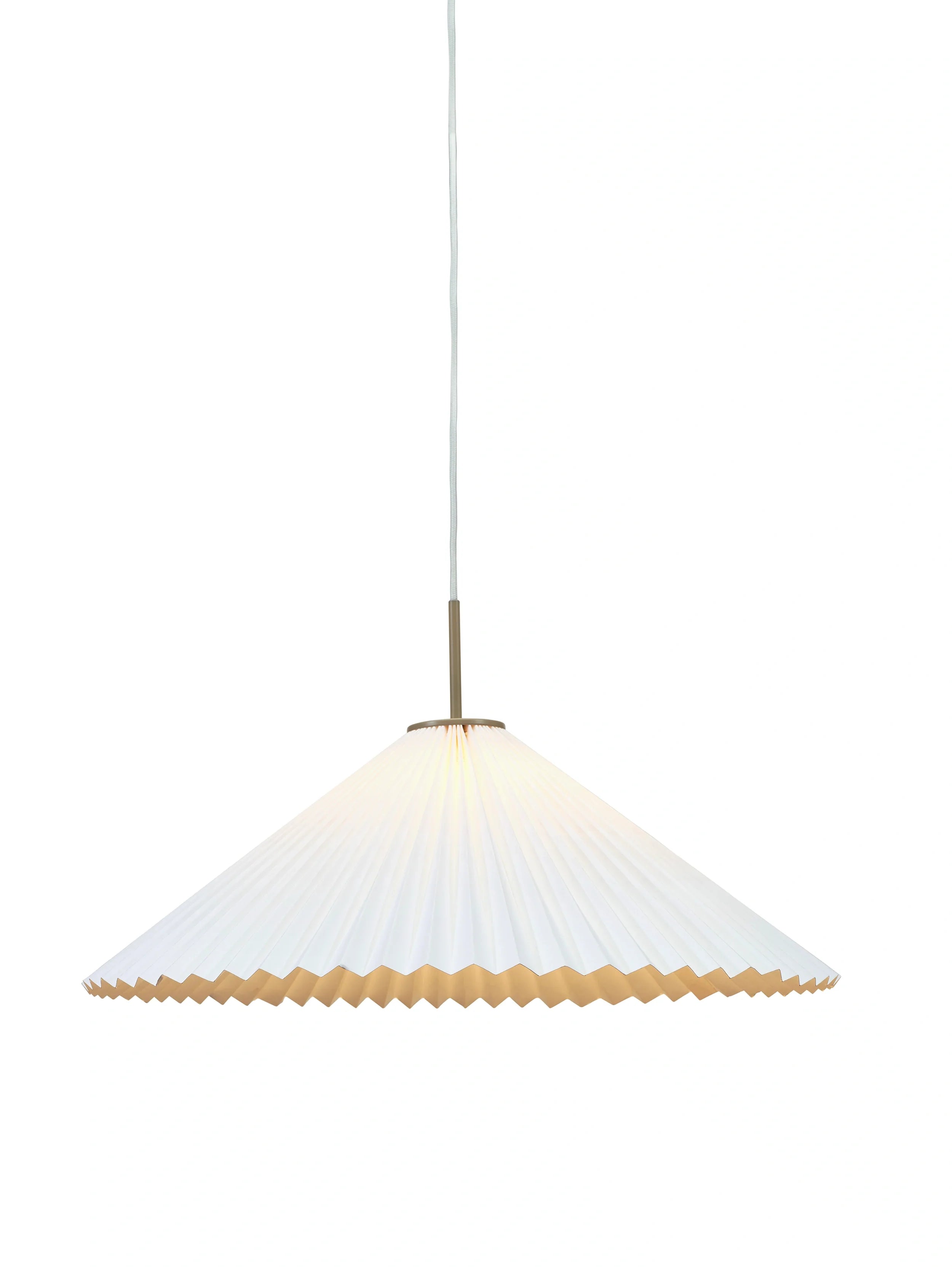 Dora Deckenleuchte mit gefaltetem Schirm, 60 cm