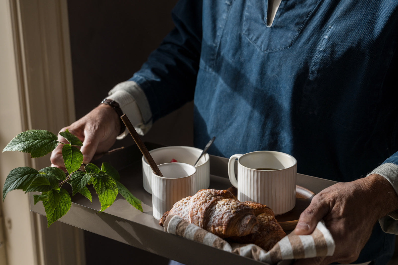 ERNST Geriffelter Glühweinkelch, Weiß