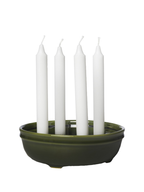 ERNST Adventskerzenhalter, Keramik, Grün
