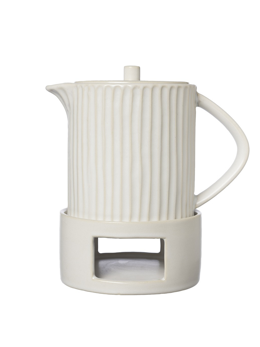 ERNST Glühweinkanne mit Stövchen, Weiß