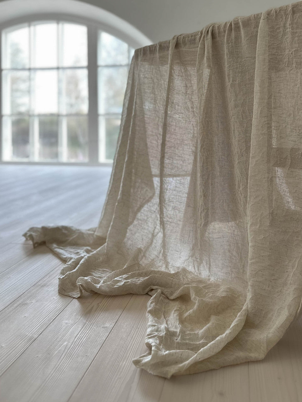 Mirja Tischdecke, 150 x 260 cm, Hell Natur