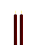 Real Flame LED-Kerzen 24 cm, 2er-Pack, Dunkelweinrot