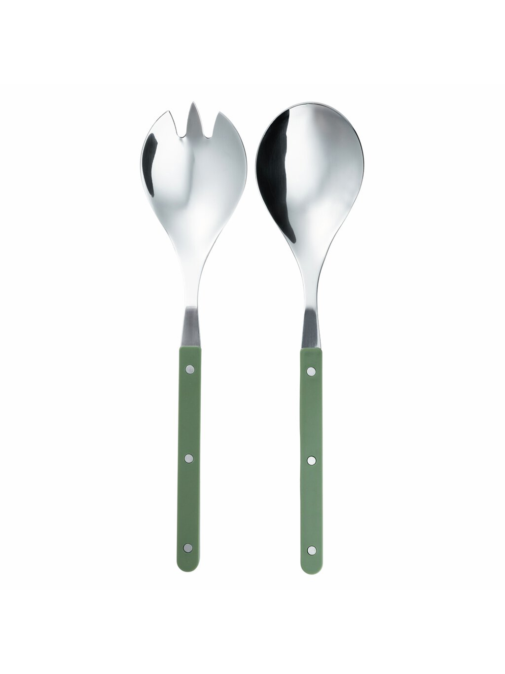 Salatbesteck, Grün