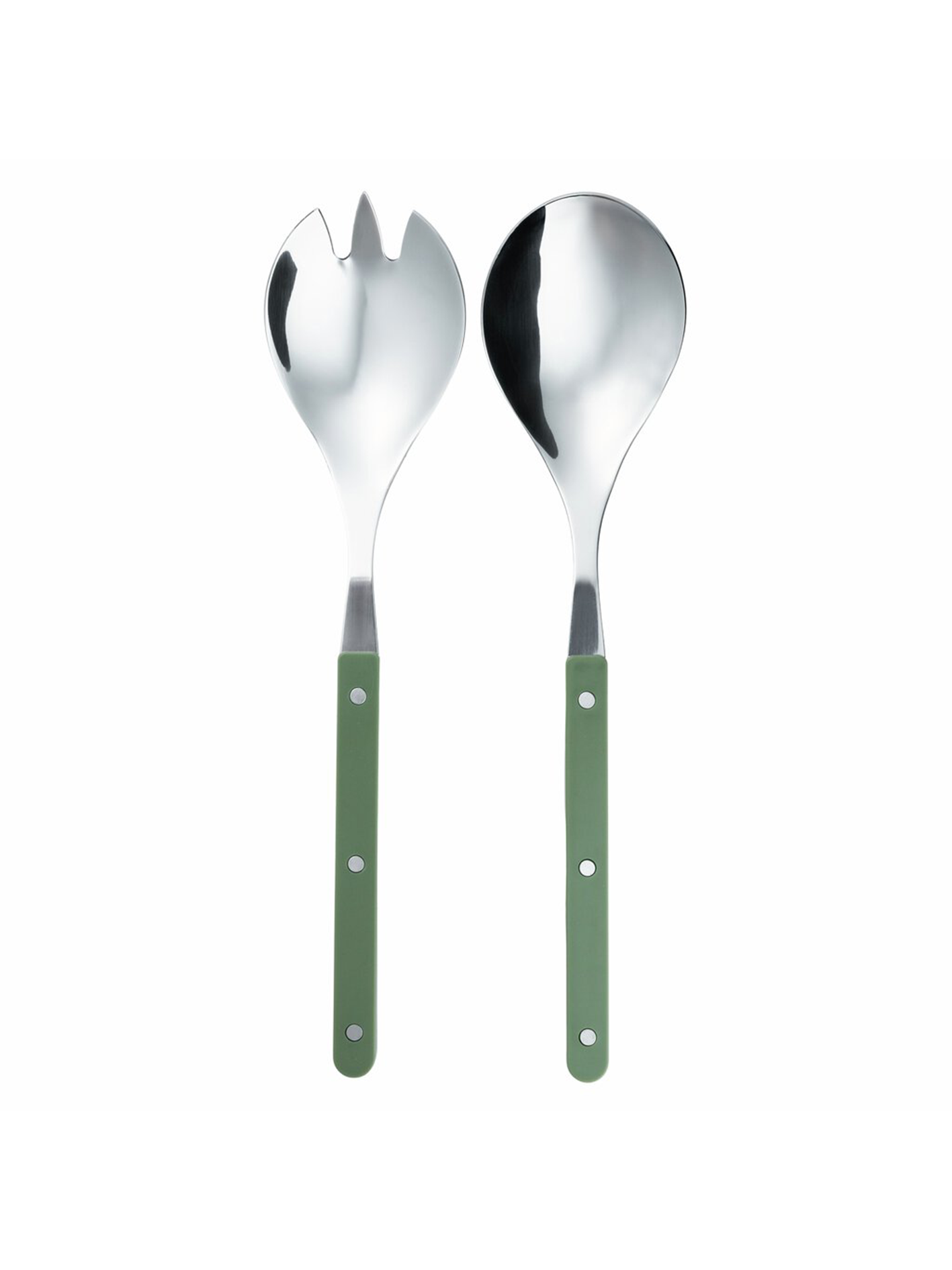 Salatbesteck, Grün