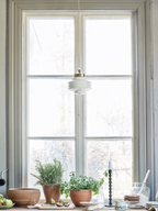 Valter Deckenleuchte Opalglas, Weiß